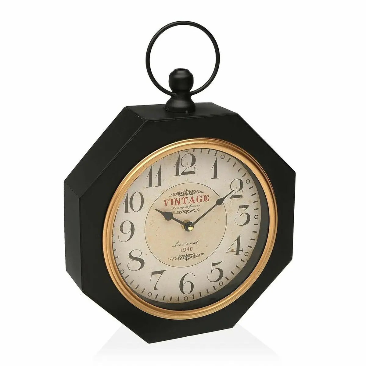 Orologio da Parete Versa bLACK Metallo (28 x 8 x 40 cm)