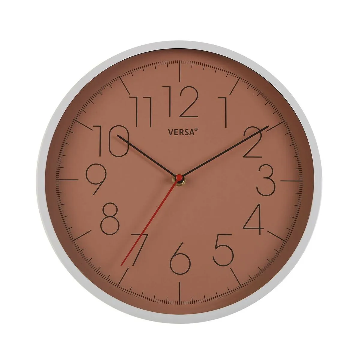 Orologio da Parete Versa Terracotta Plastica (4,3 x 30,5 x 30,5 cm)