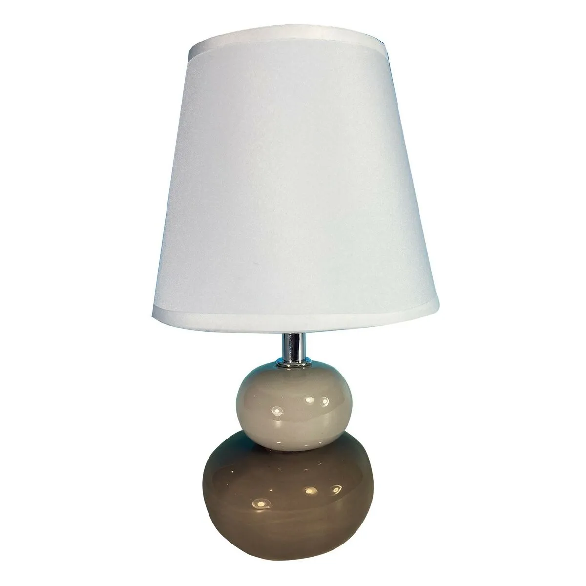 Lampada da tavolo Versa Marrone Ceramica Tessile (15 x 22,5 x 9,5 cm)