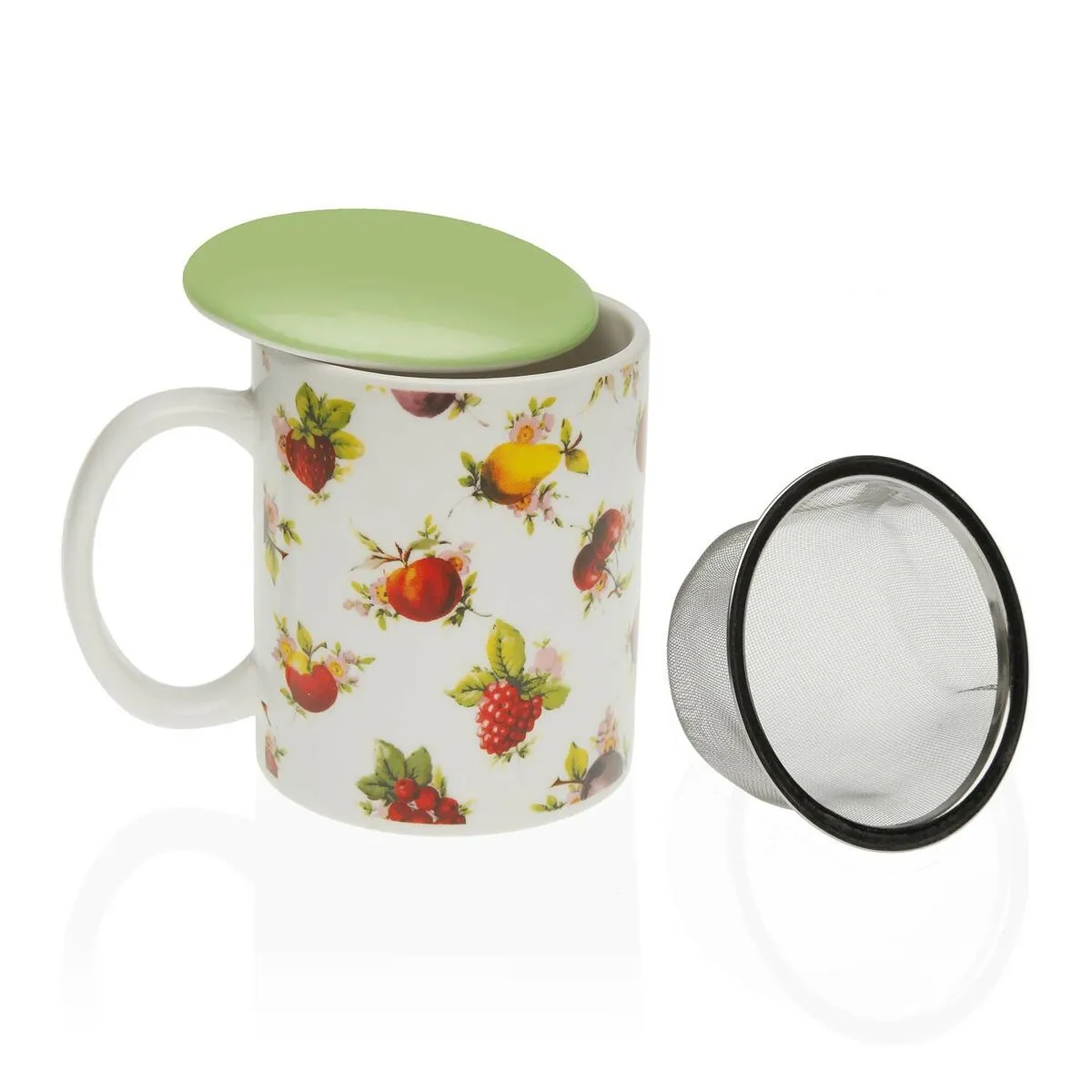 Tazza con Filtro per Infusioni Versa Frutta Gres