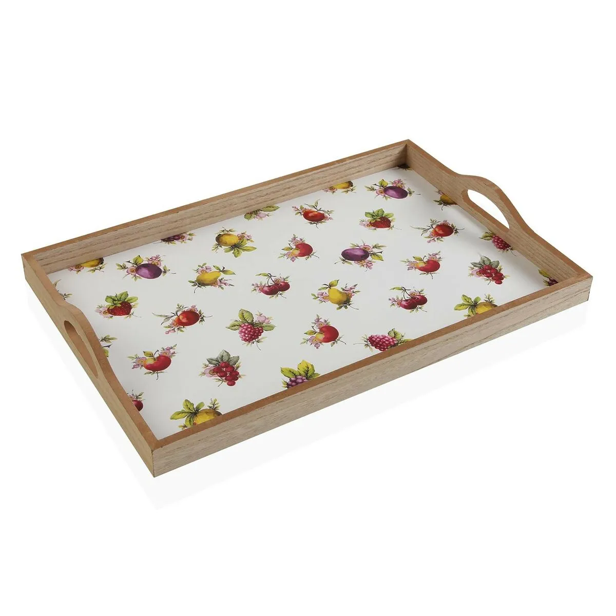 Vassoio per aperitivi Versa Strawberry Legno MDF (30 x 5 x 45 cm)