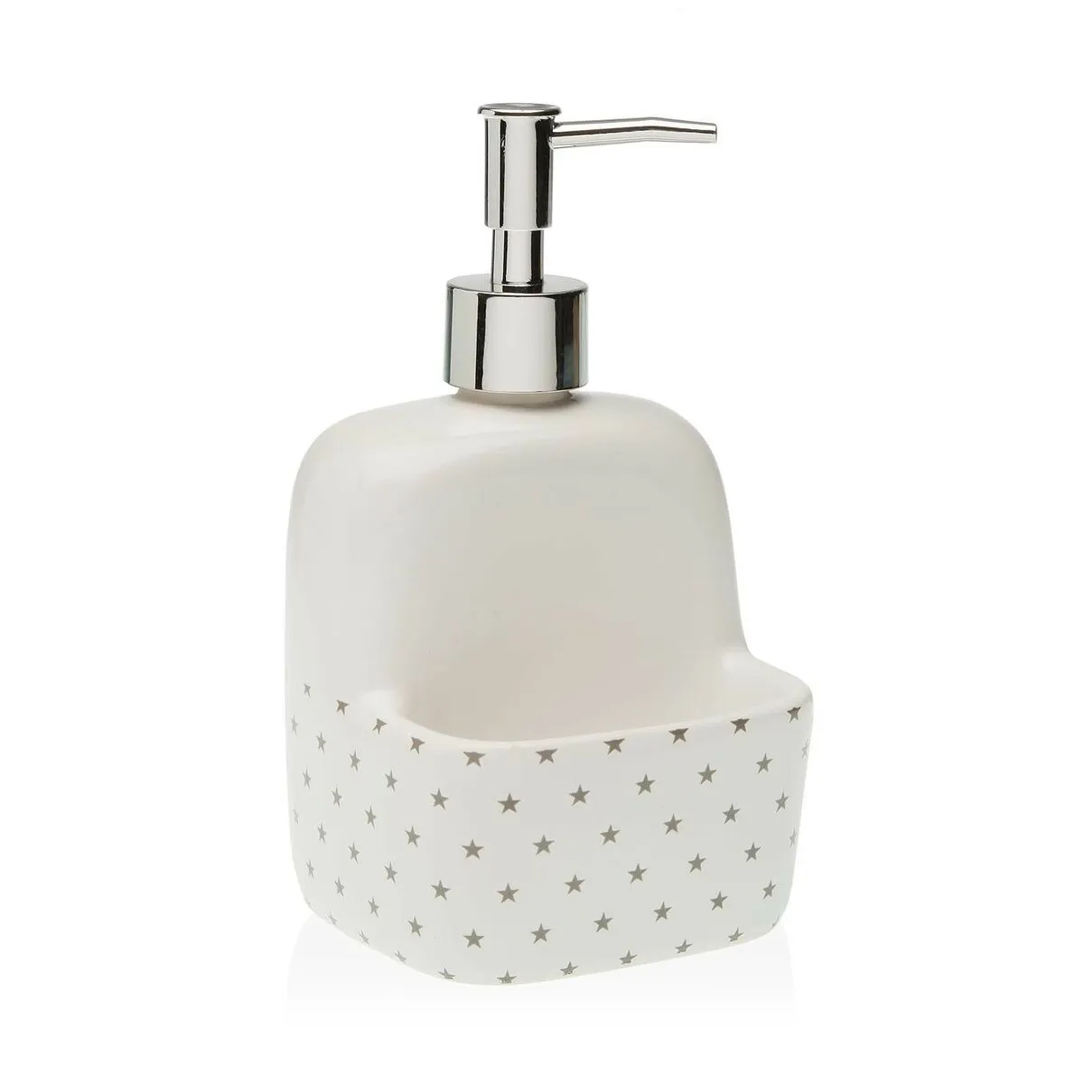 Dispenser di Sapone Versa Stelle Ceramica 9,4 x 17,8 x 10,5 cm