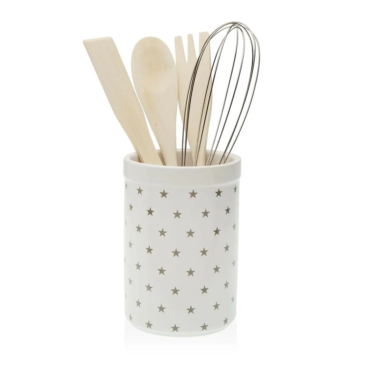 Contenitore per Utensili da Cucina Versa Stary Ceramica 10 x 15 x 10 cm