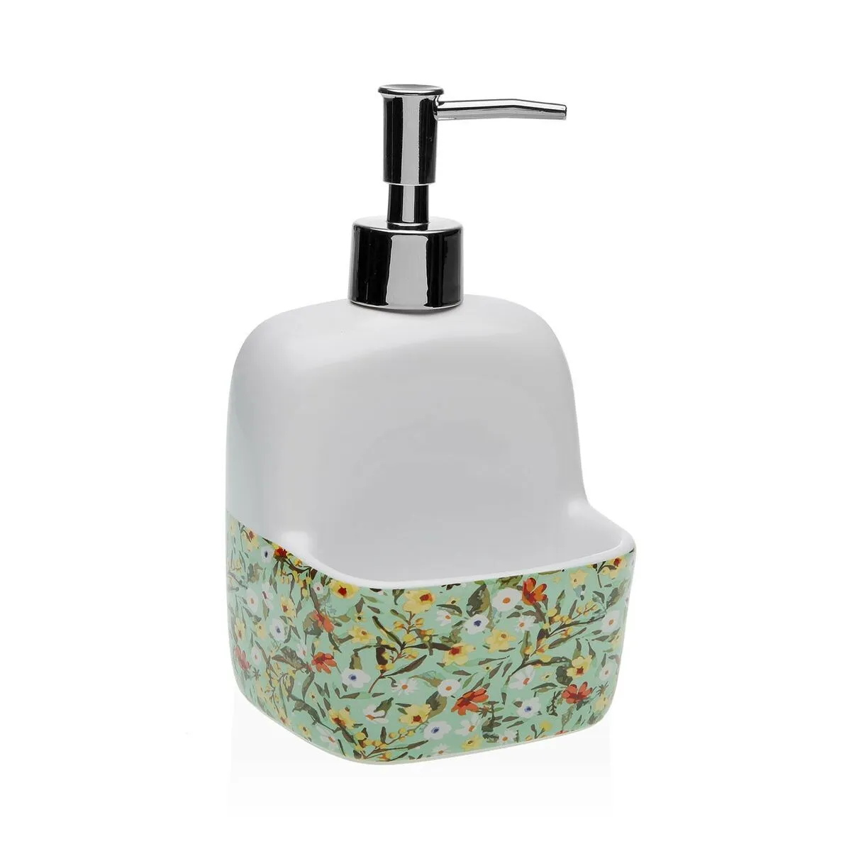 Dispenser di Sapone Versa Fiore Ceramica