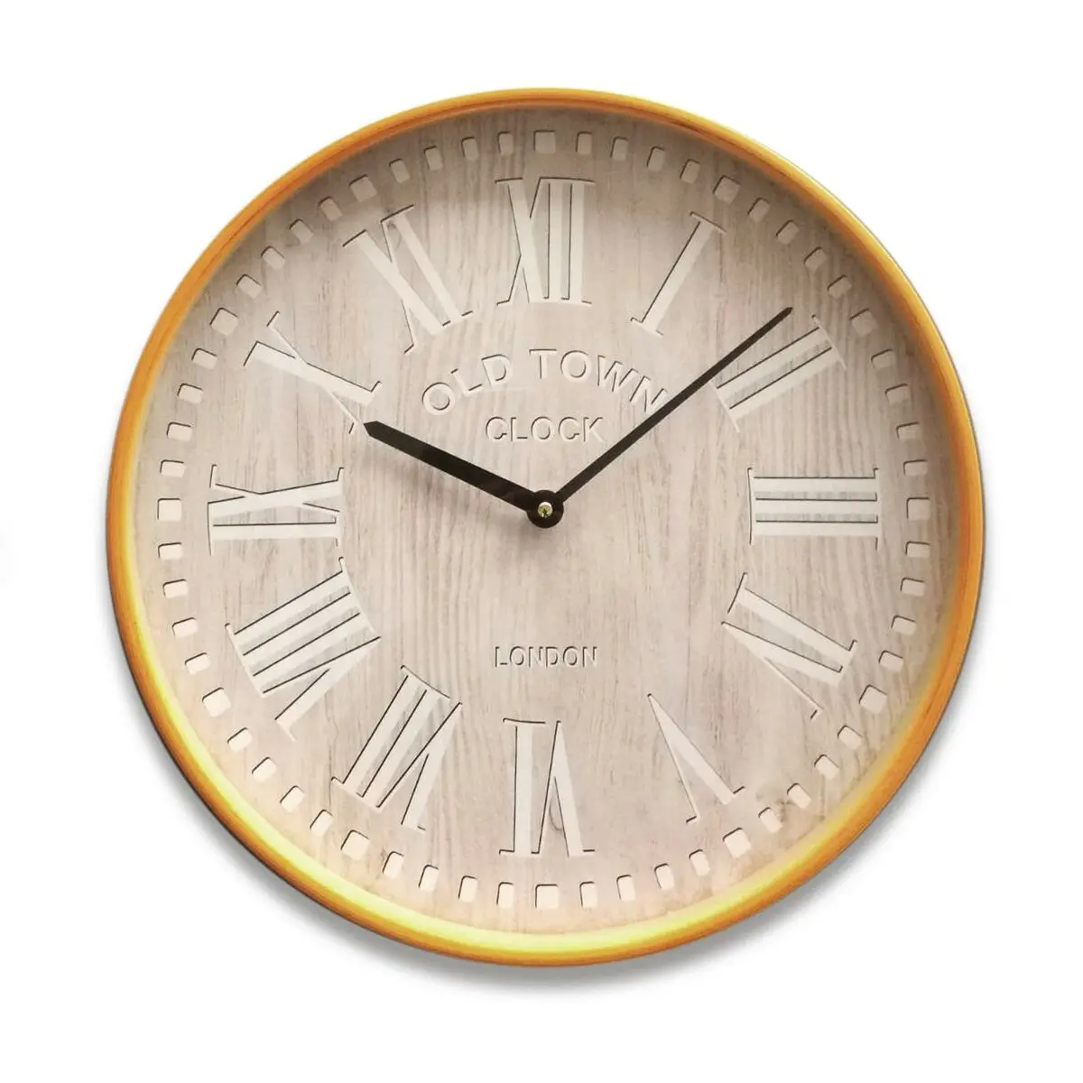 Orologio da Parete Versa Cristallo Legno MDF 4,5 x 40 x 40 cm