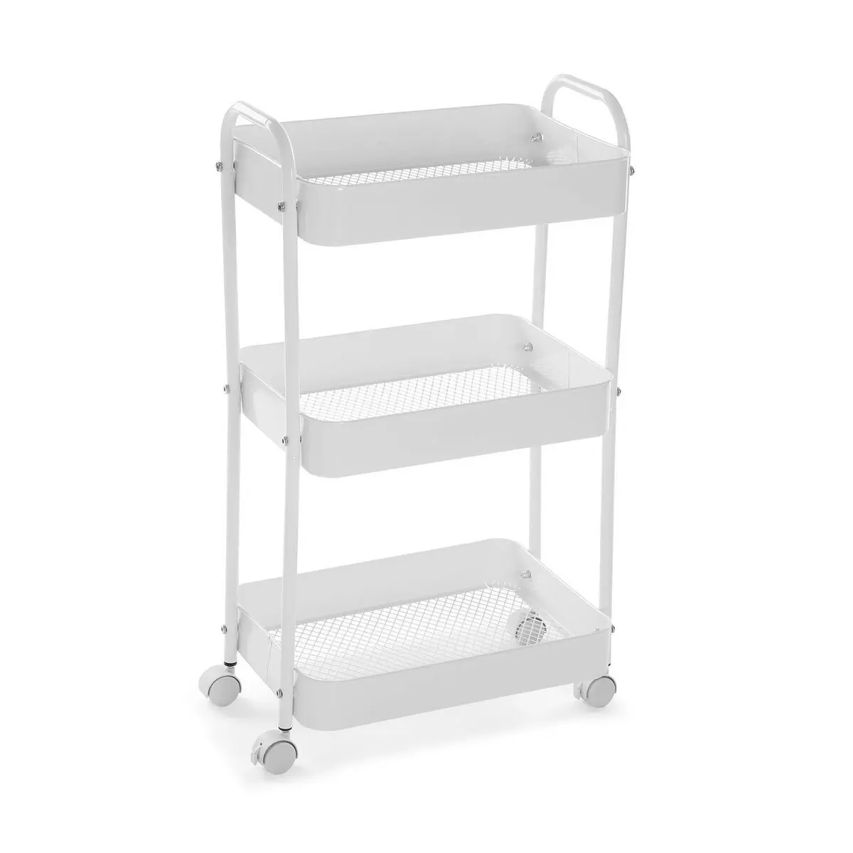 Carrello da Cucina Versa Bianco 30 x 76 x 46 cm Ferro