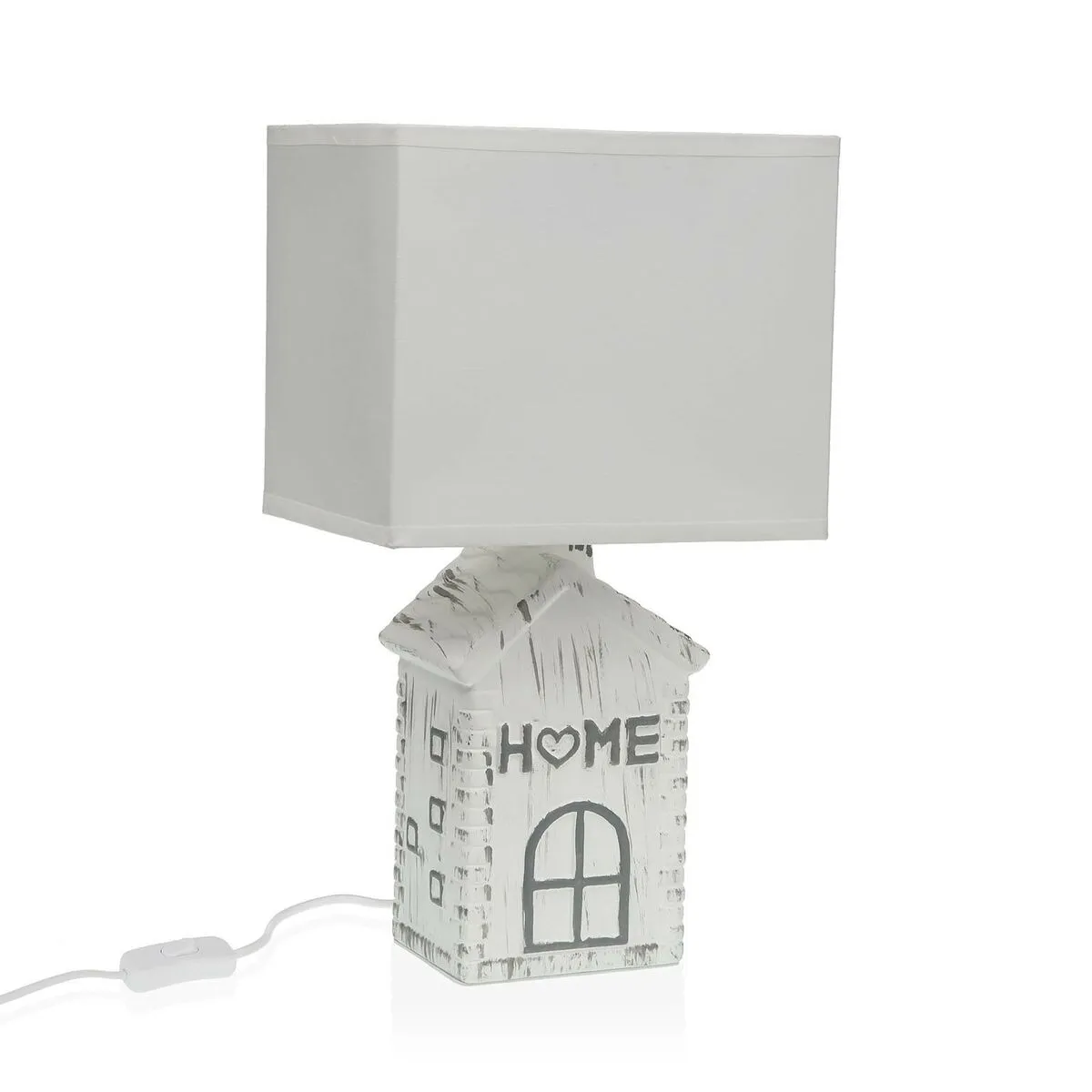 Lampada da tavolo Versa Bianco Ceramica 40 W 64,1 x 36,5 cm