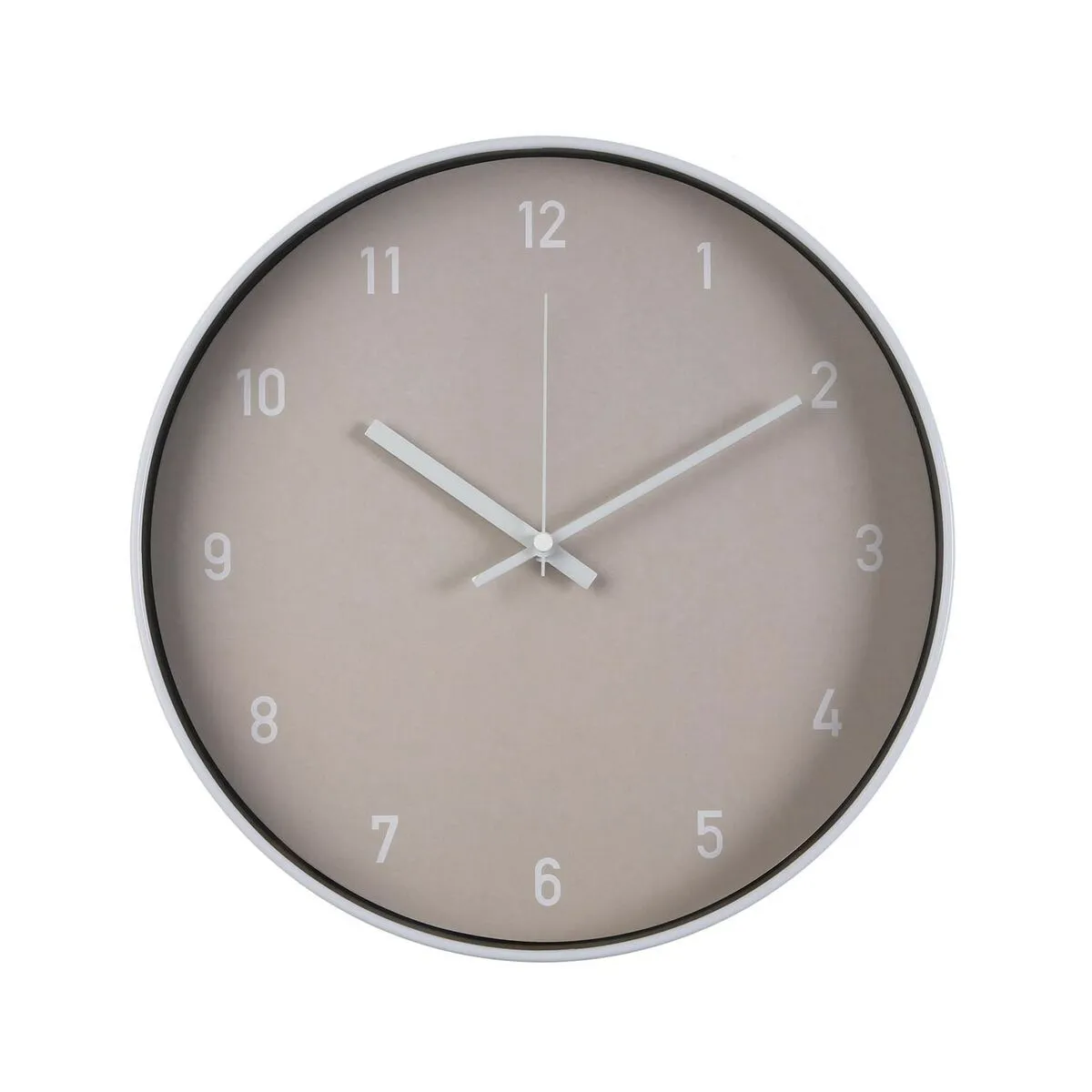 Orologio da Parete Versa Beige Cristallo Plastica 4 x 30 x 30 cm