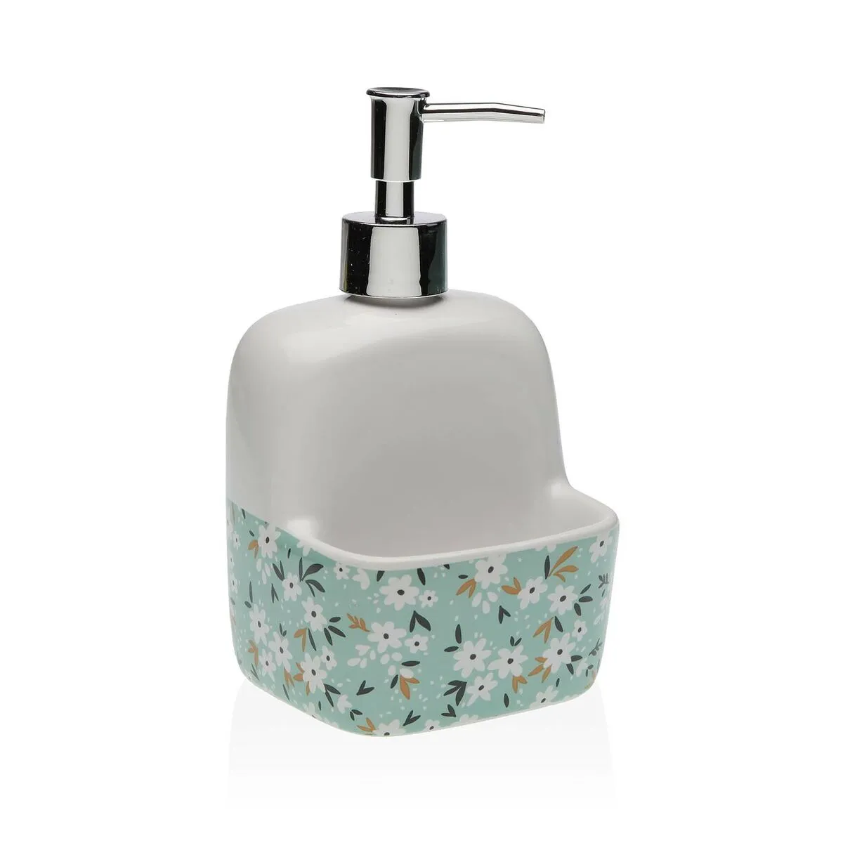 Dispenser di Sapone Versa Fiori Ceramica