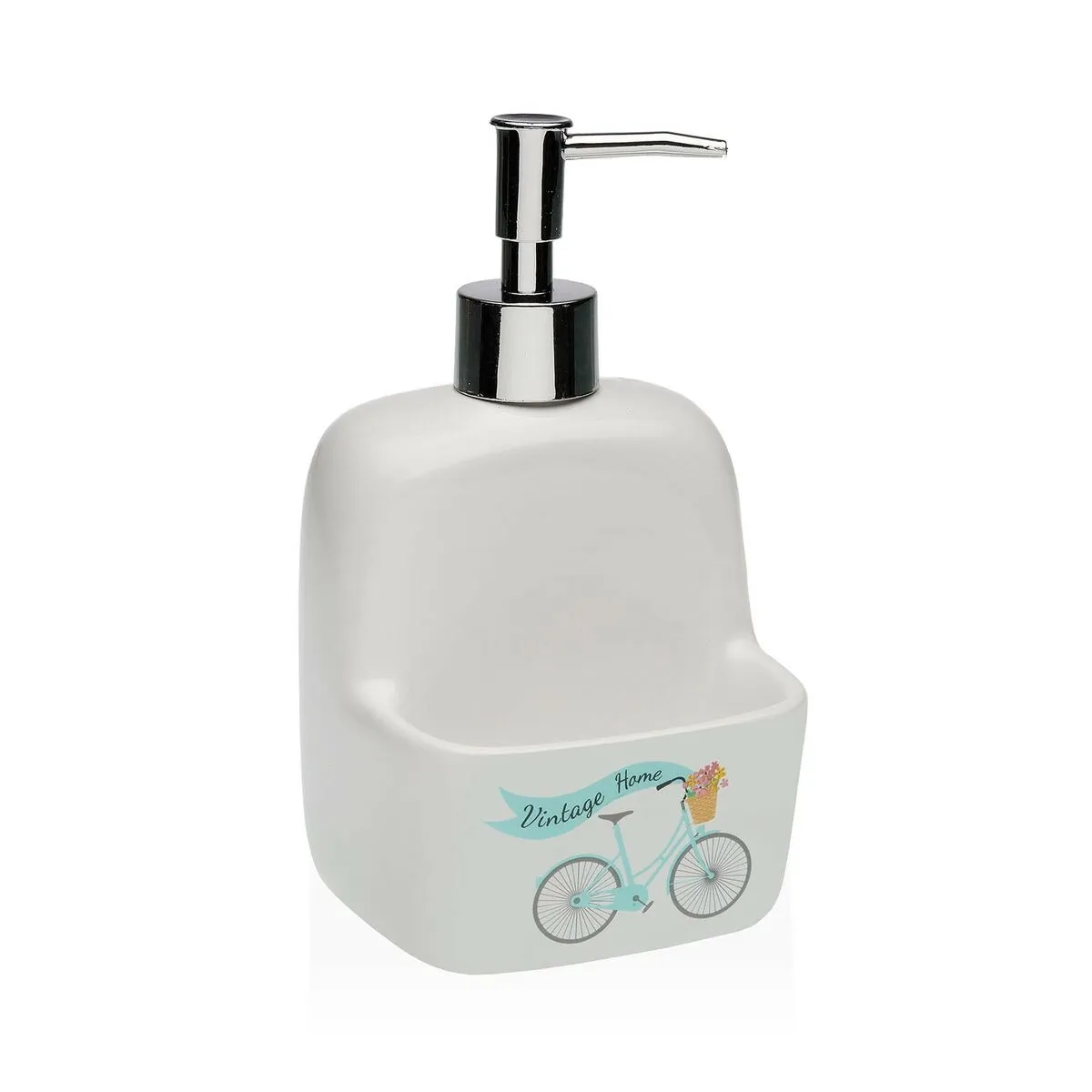 Dispenser di Sapone Versa Bicicletta Bianco Ceramica