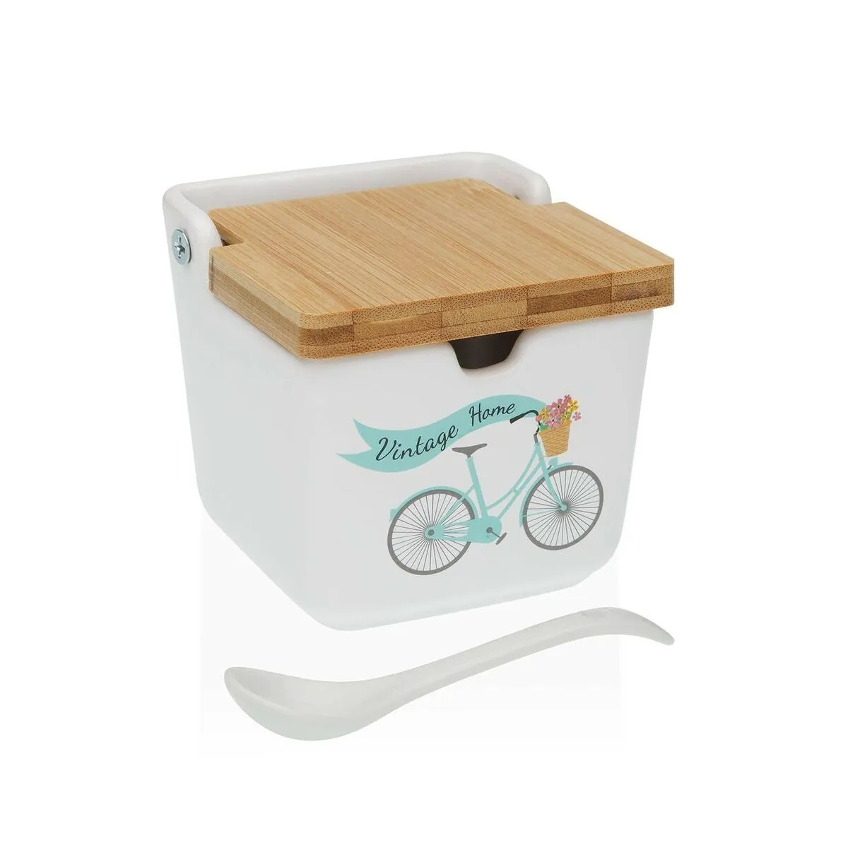 Portazucchero Versa Bicicletta Ceramica 8,8 x 8,5 x 8,8 cm