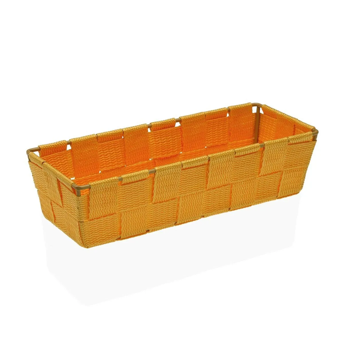 Cestino Versa Flandes Giallo Tessile 10 x 6 x 25 cm