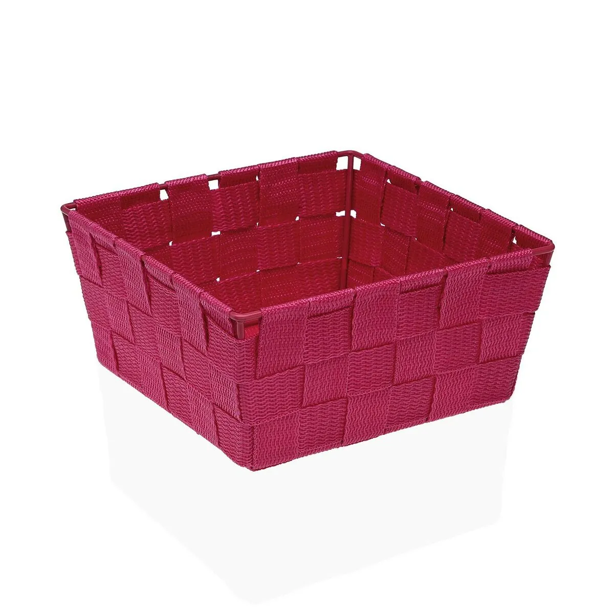 Cestino Versa Lover Fucsia Tessile 19 x 9 x 19 cm