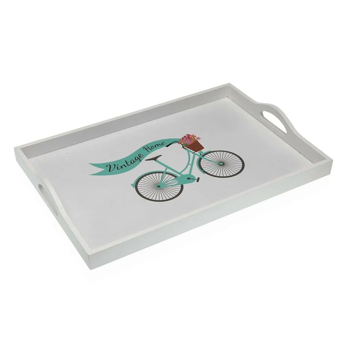 Vassoio Versa Bicicletta Legno MDF 30 x 5 x 45 cm