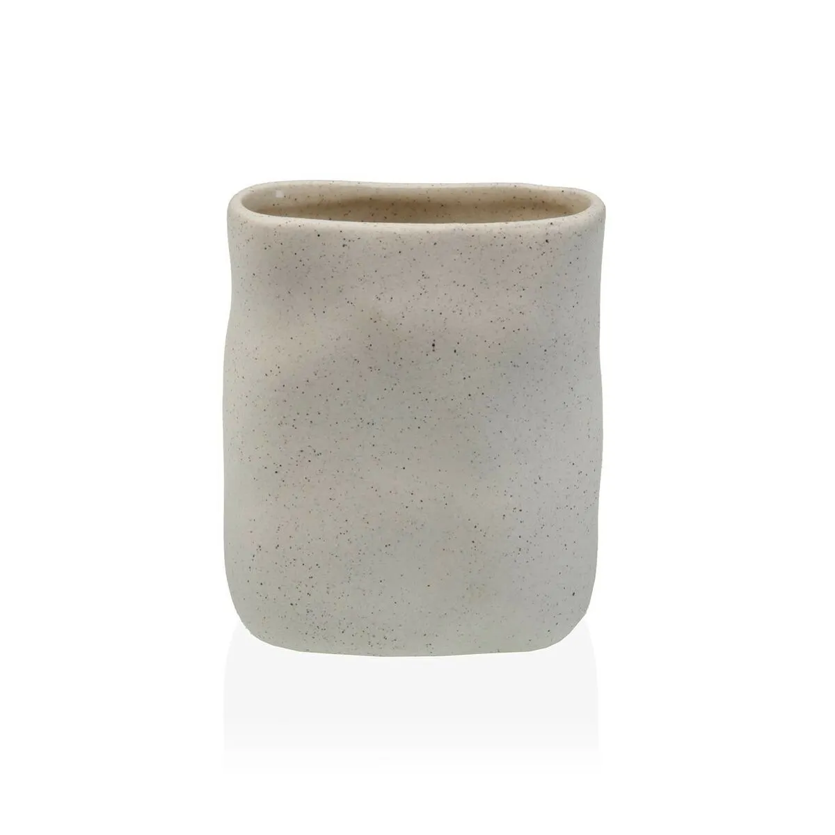 Portaspazzolini da Denti Versa Bianco Ceramica 4,5 x 10 x 7,5 cm