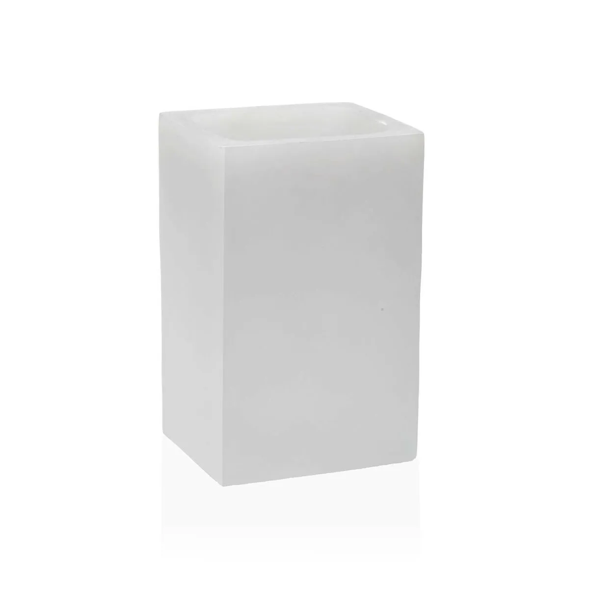 Portaspazzolini da Denti Versa Bianco Resina 6 x 11 x 7,2 cm