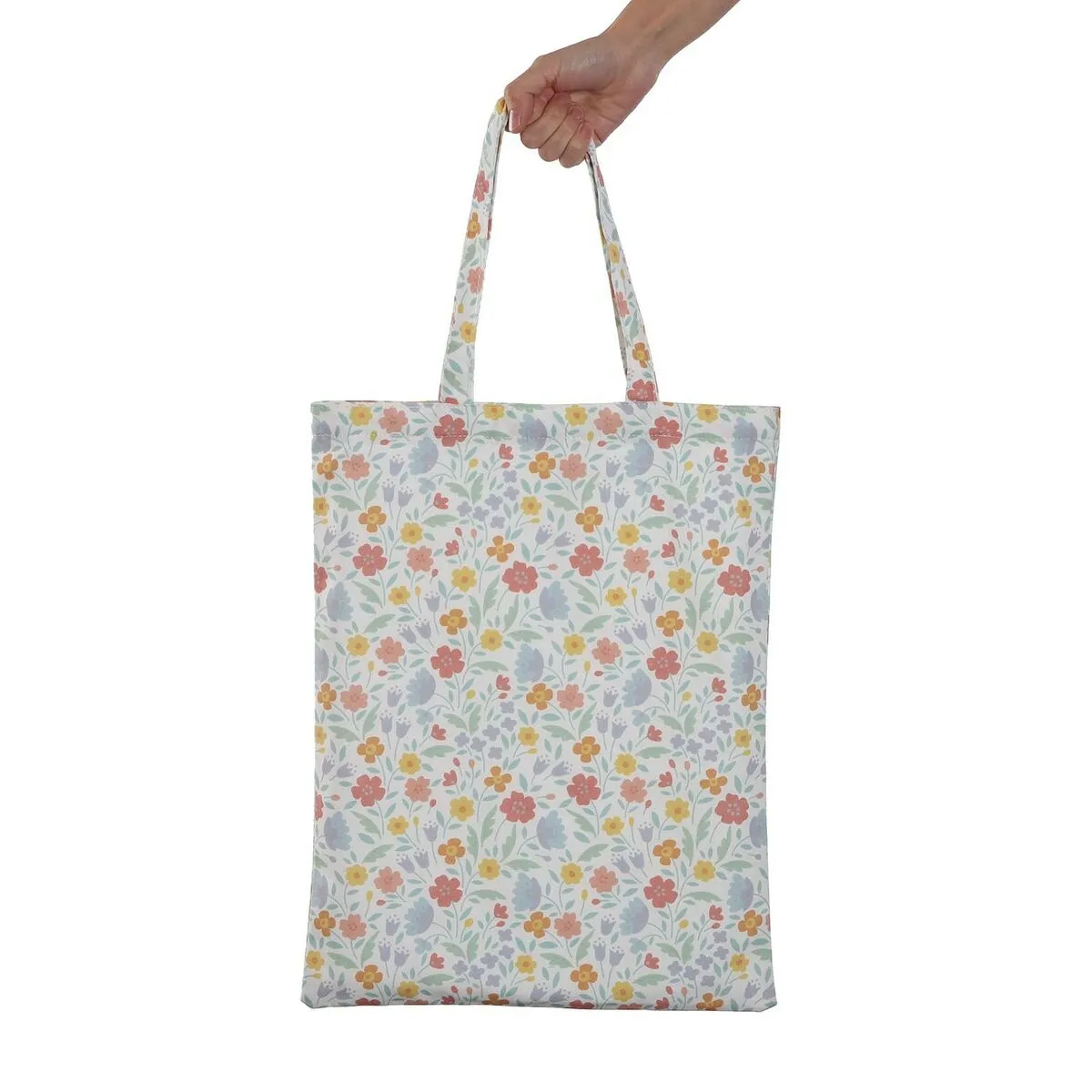 Shopping Bag Versa Flandes Fiori Poliestere 36 x 48 x 36 cm