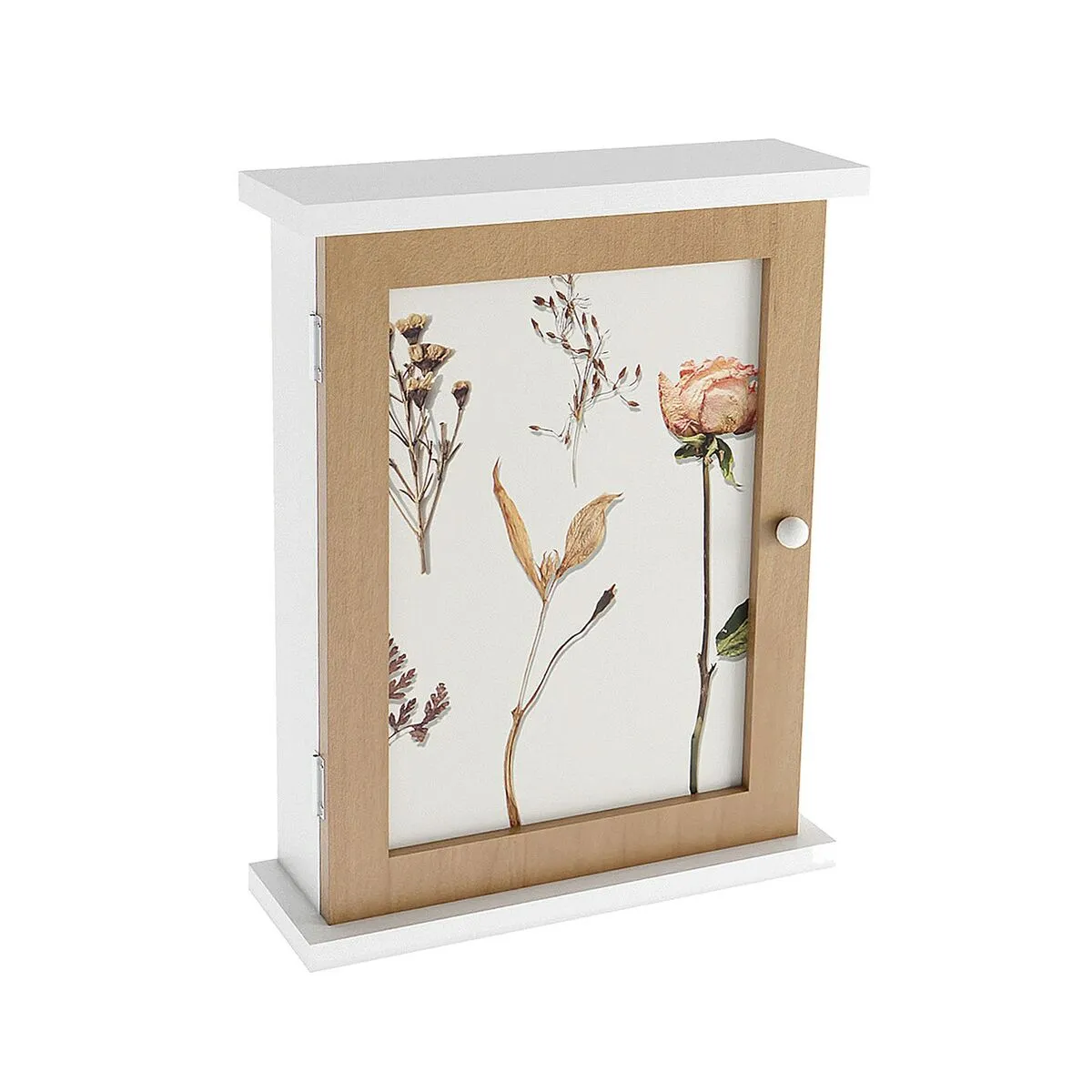 Armadietto portachiavi Versa Fiori Legno MDF 6,5 x 26 x 20 cm