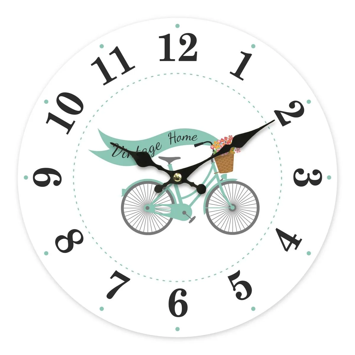 Orologio da Parete Versa Bicicletta Legno 4 x 30 x 30 cm