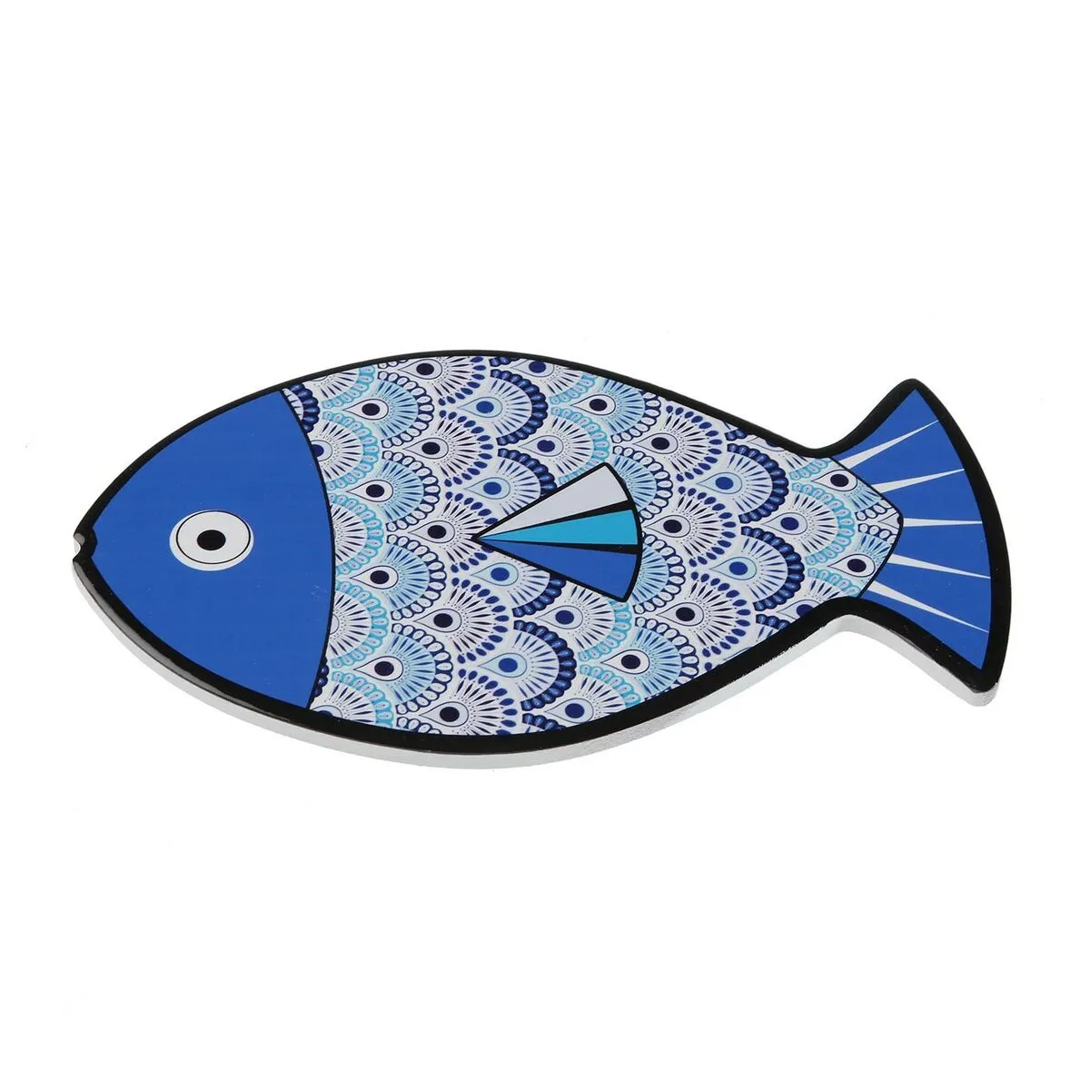 Sottopentola Versa Pesce Sughero Ceramica 25 x 15 cm