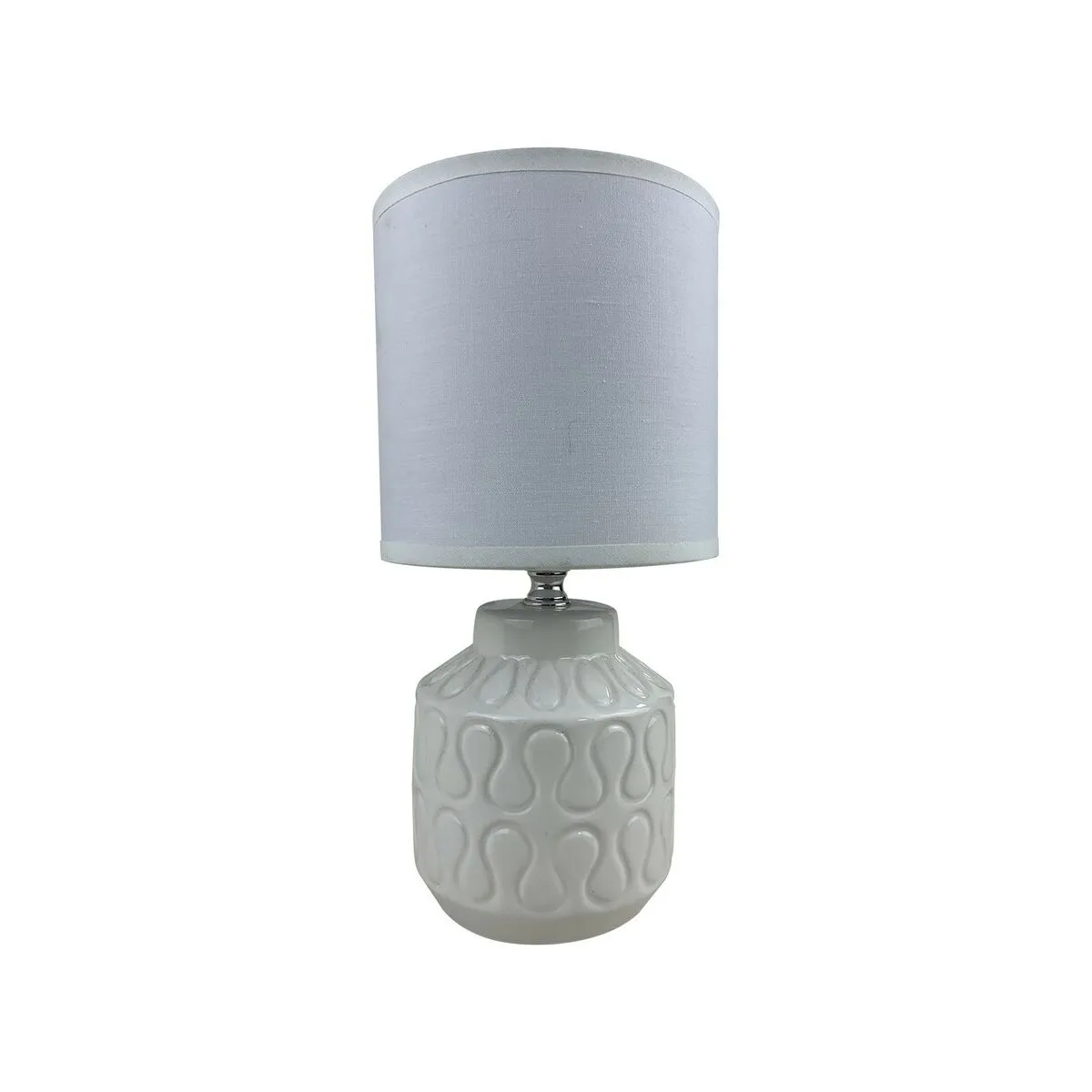 Lampada da tavolo Versa Lizzy Bianco Ceramica 13 x 26,5 x 10 cm