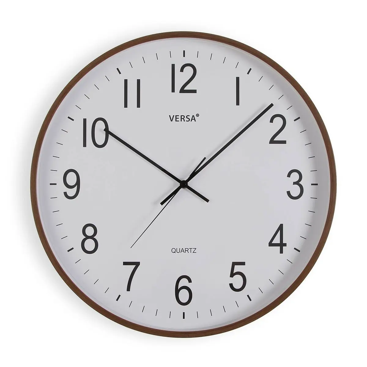 Orologio da Parete Versa Plastica Quarzo Legno MDF 5,2 x 50 x 50 cm