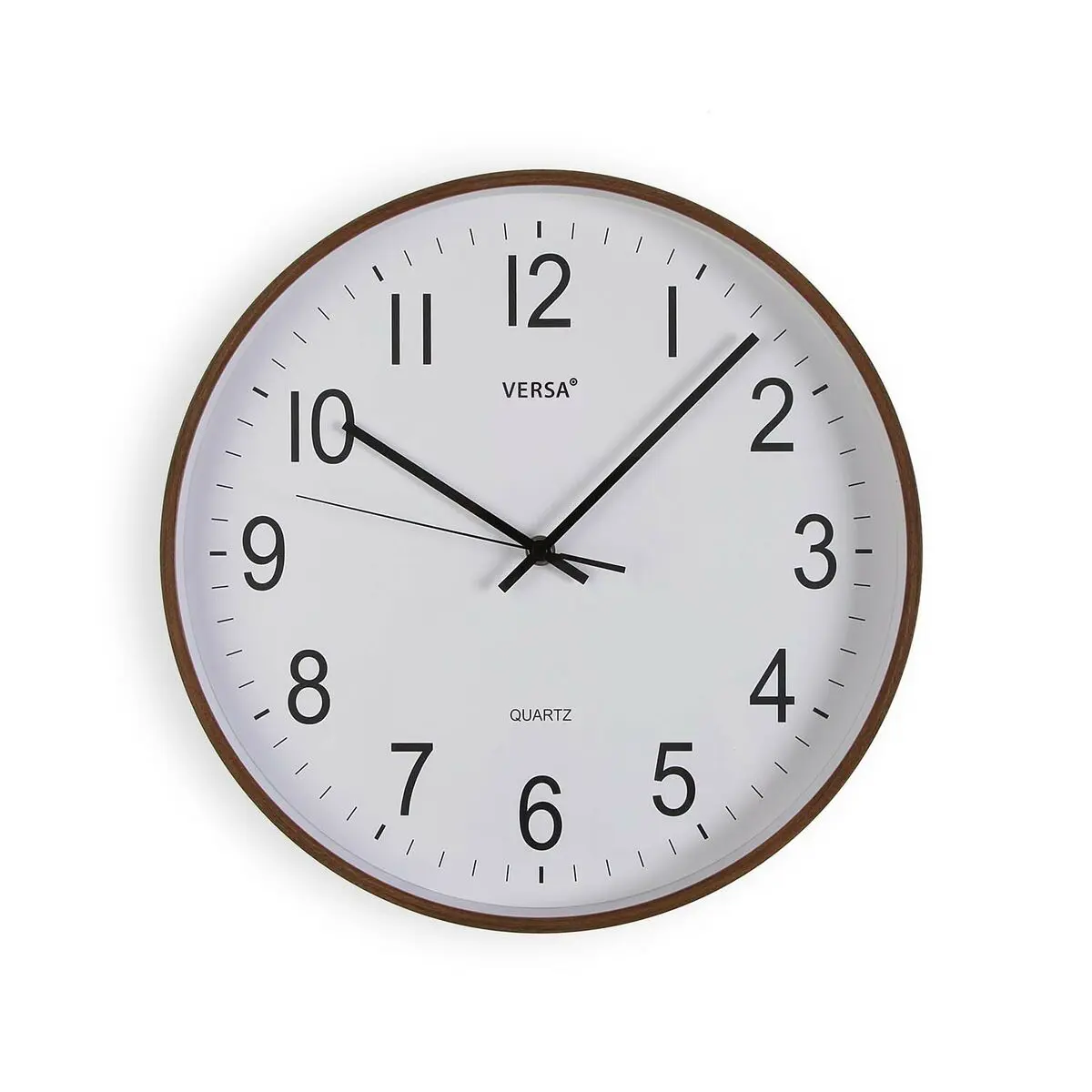 Orologio da Parete Versa Plastica Quarzo Legno MDF 5 x 35 x 35 cm