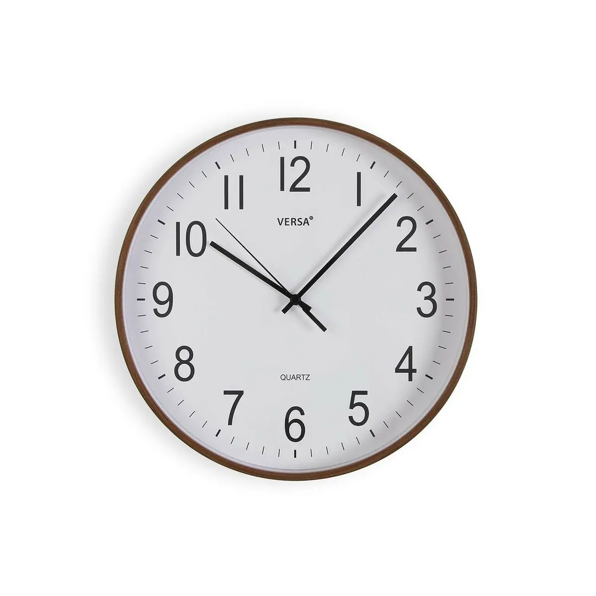 Orologio da Parete Versa Plastica Quarzo Legno MDF 4 x 30 x 30 cm