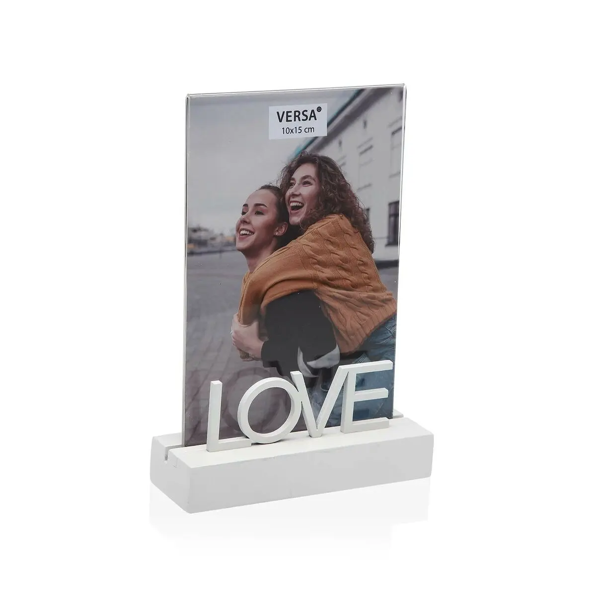 Cornice Portafoto Versa Love Legno MDF 4 x 16,5 x 11,5 cm