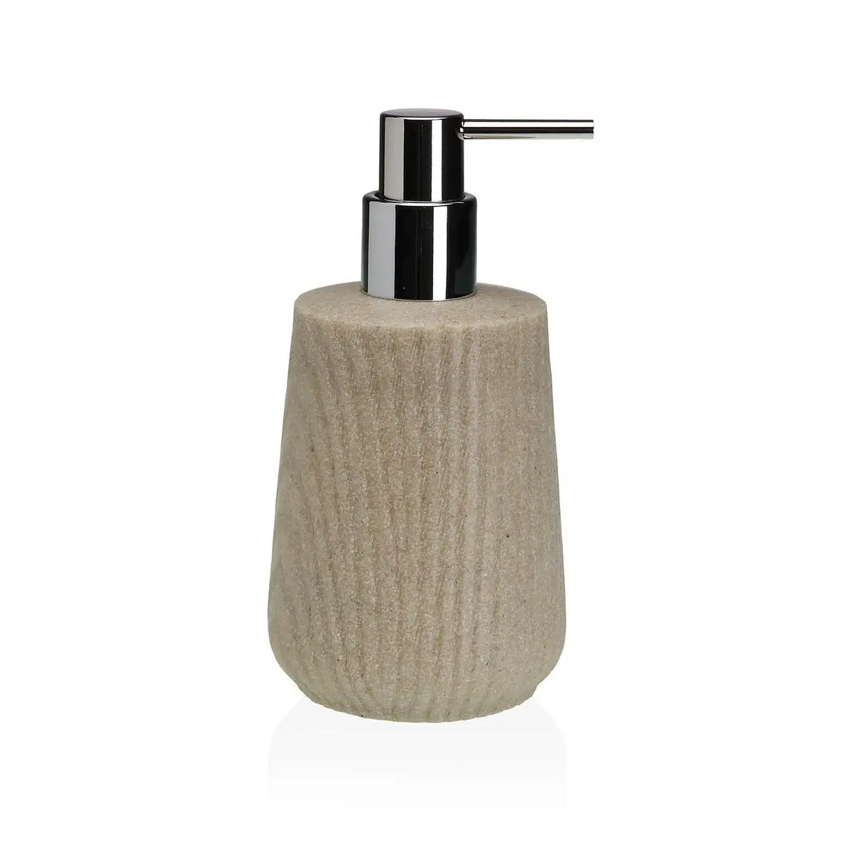 Dispenser di Sapone Versa Beige Resina Minimalista