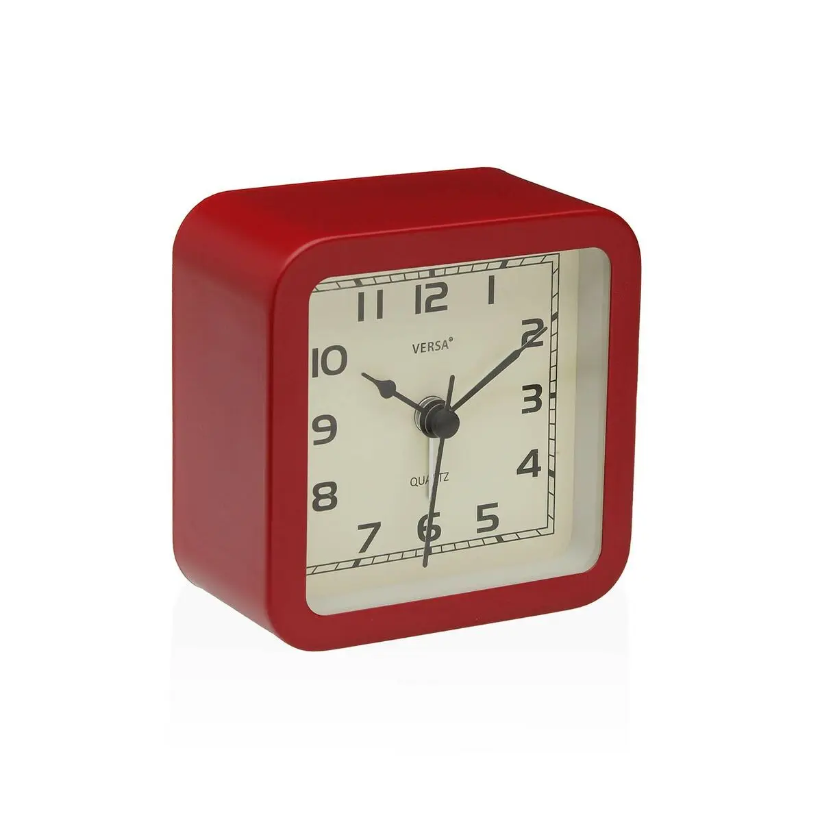 Orologio da Tavolo Versa Alvo Rosso Plastica 4,5 x 8,5 x 8,5 cm