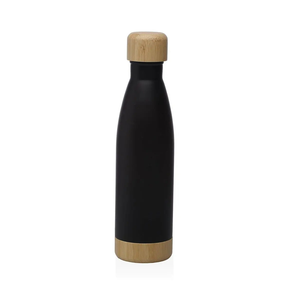 Bottiglia d'acqua Versa Nero Acciaio 500 ml 7 x 27 x 7 cm