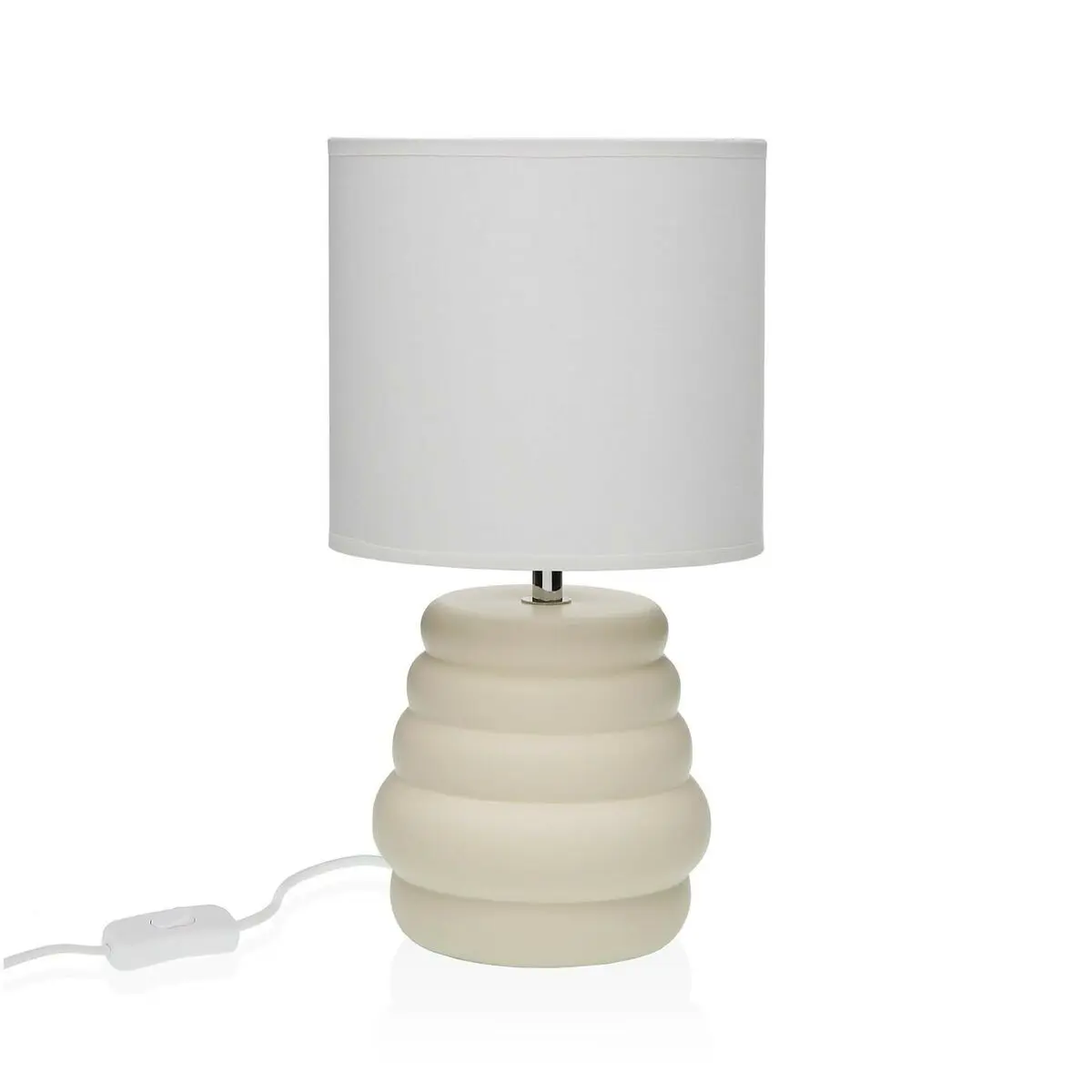 Lampada da tavolo Versa Beige Ceramica 40 W 17 x 32,2 cm