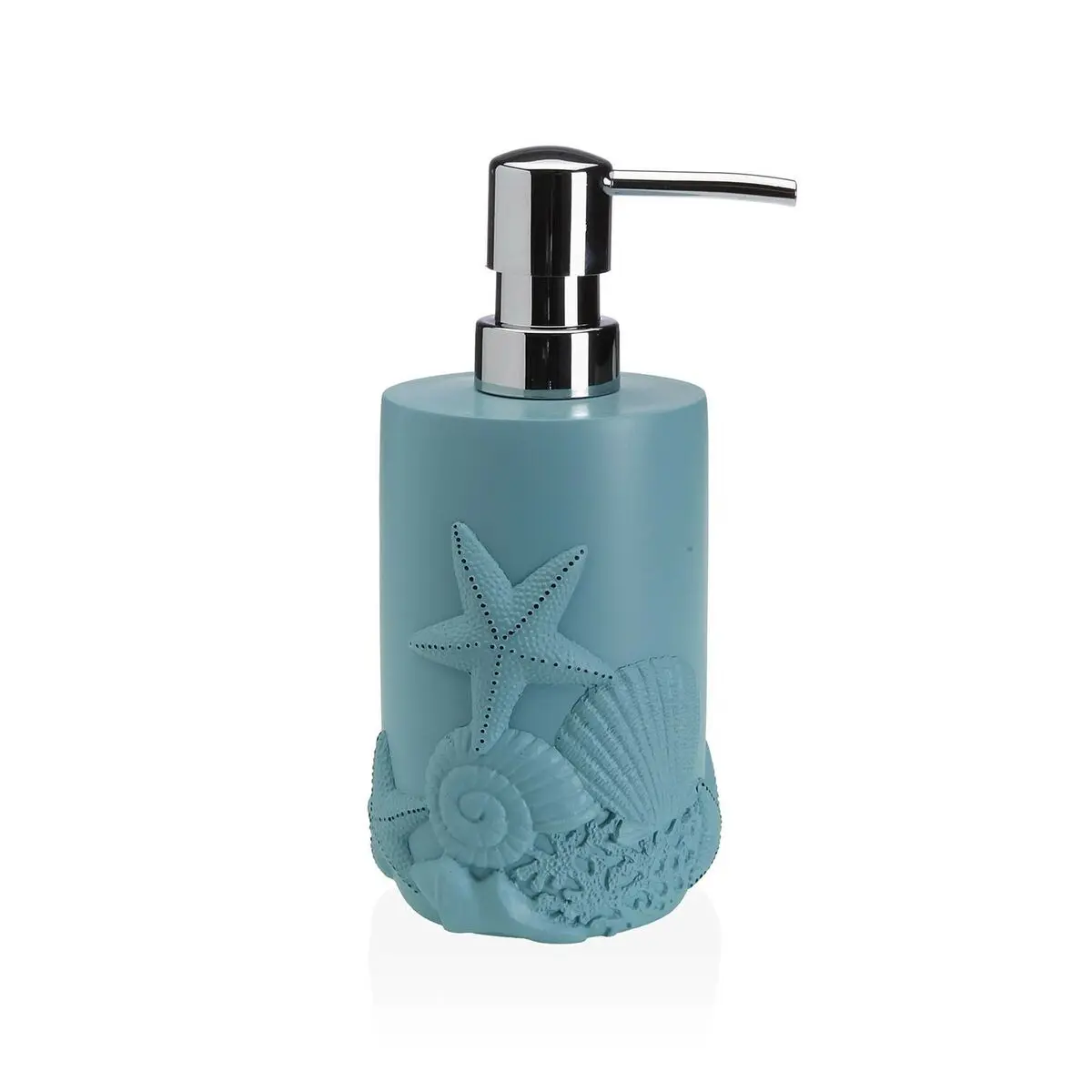 Dispenser di Sapone Versa Azzurro Resina Stella marina 7 x 9 x 7 cm