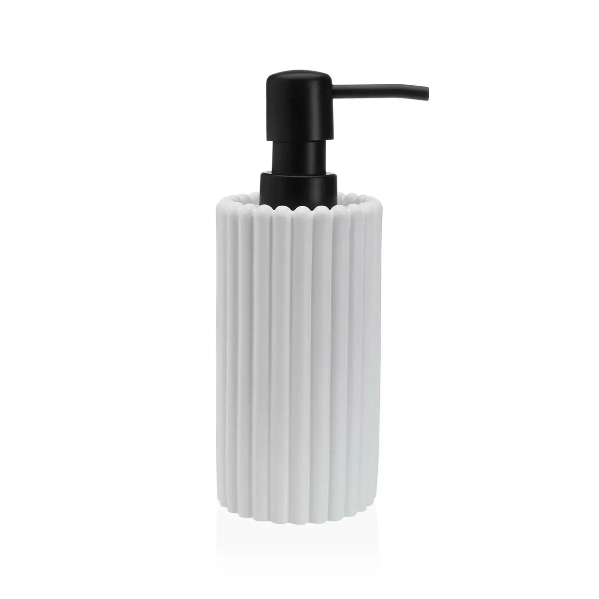 Dispenser di Sapone Versa Bianco Resina Plastica 7 x 17,5 x 7 cm