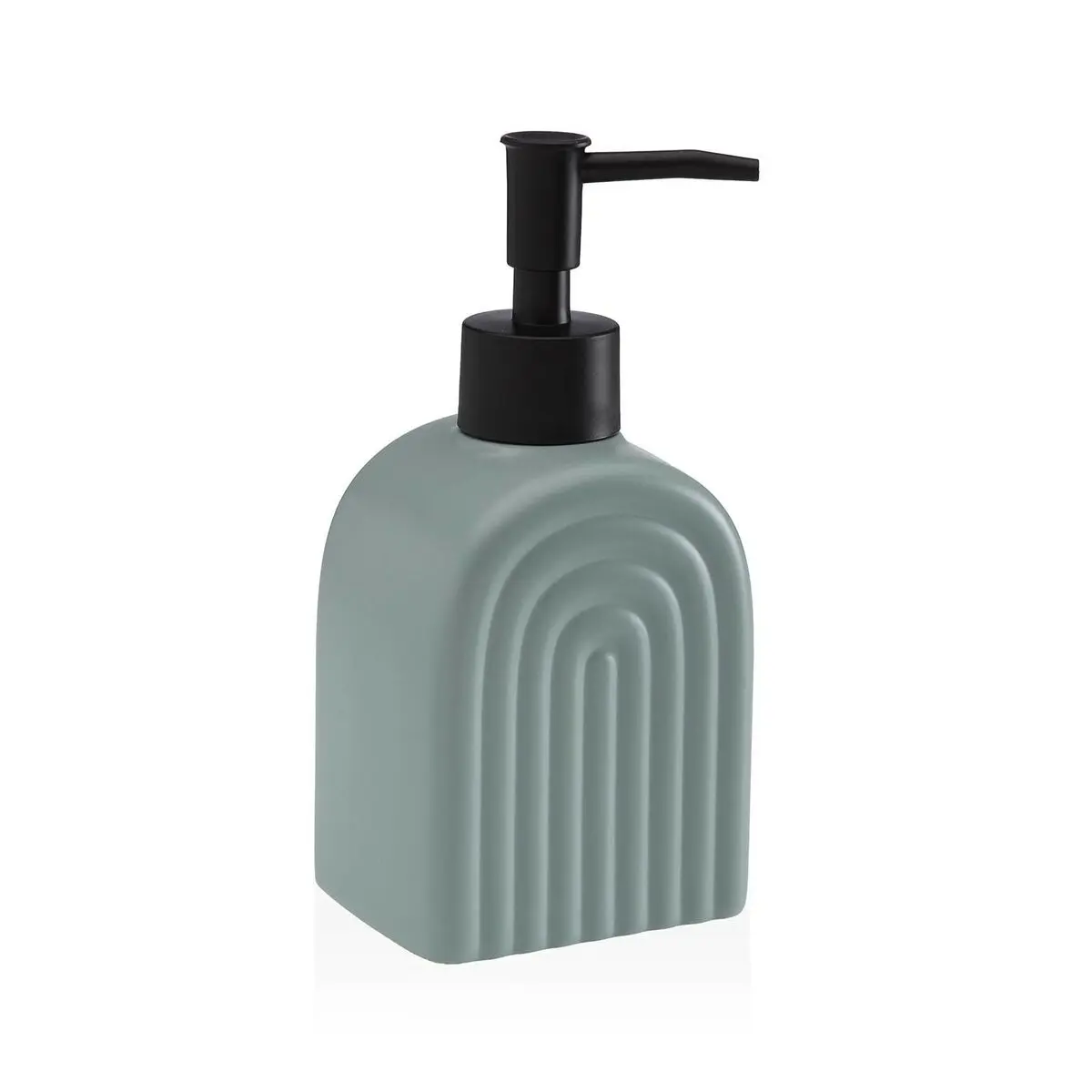 Dispenser di Sapone Versa Grigio Ceramica Plastica