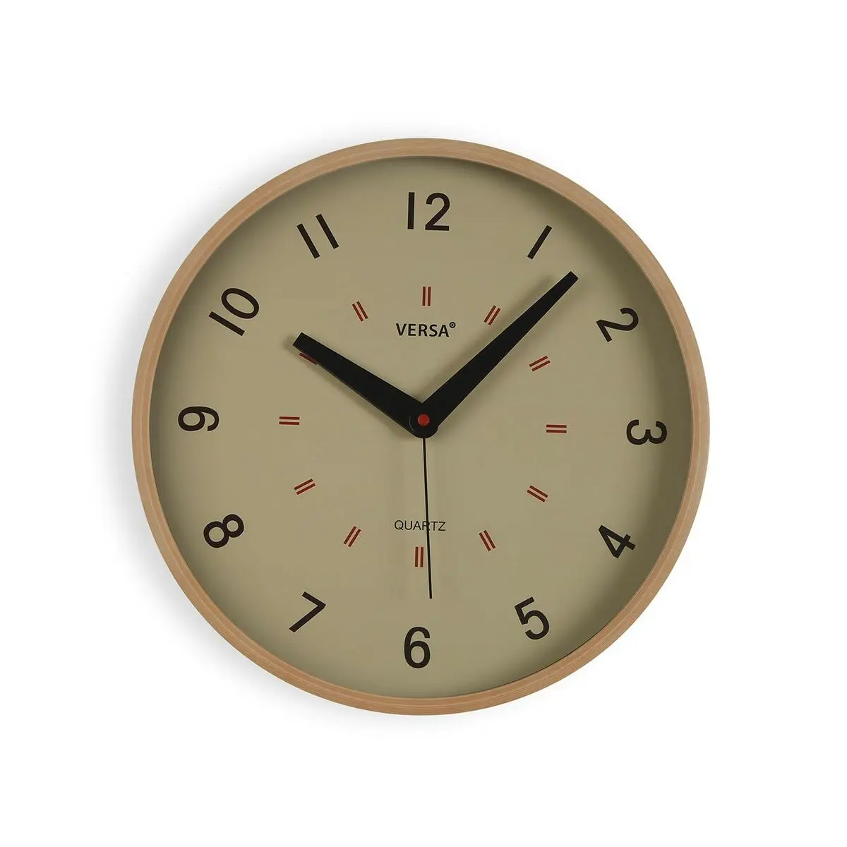 Orologio da Parete Versa Beige Plastica 4 x 30 x 30 cm