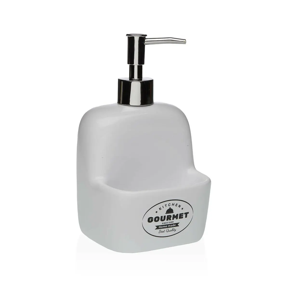 Dispenser di Sapone Versa Gourmet Ceramica 9,4 x 17,8 x 10,5 cm