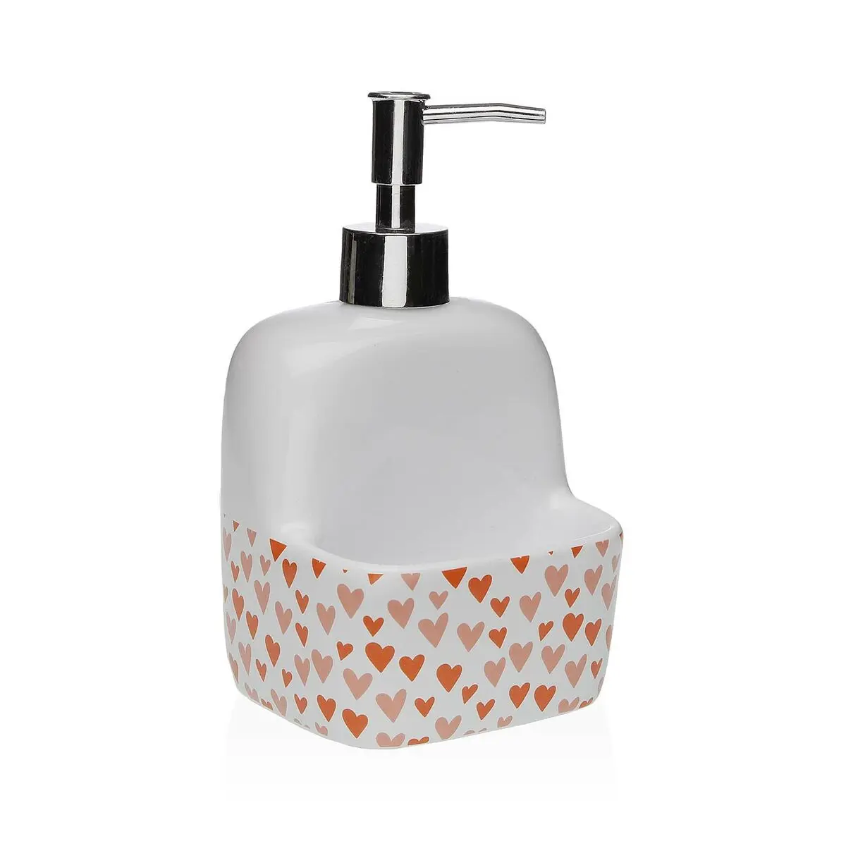 Dispenser di Sapone Versa Amore Ceramica 9,4 x 17,8 x 10,5 cm