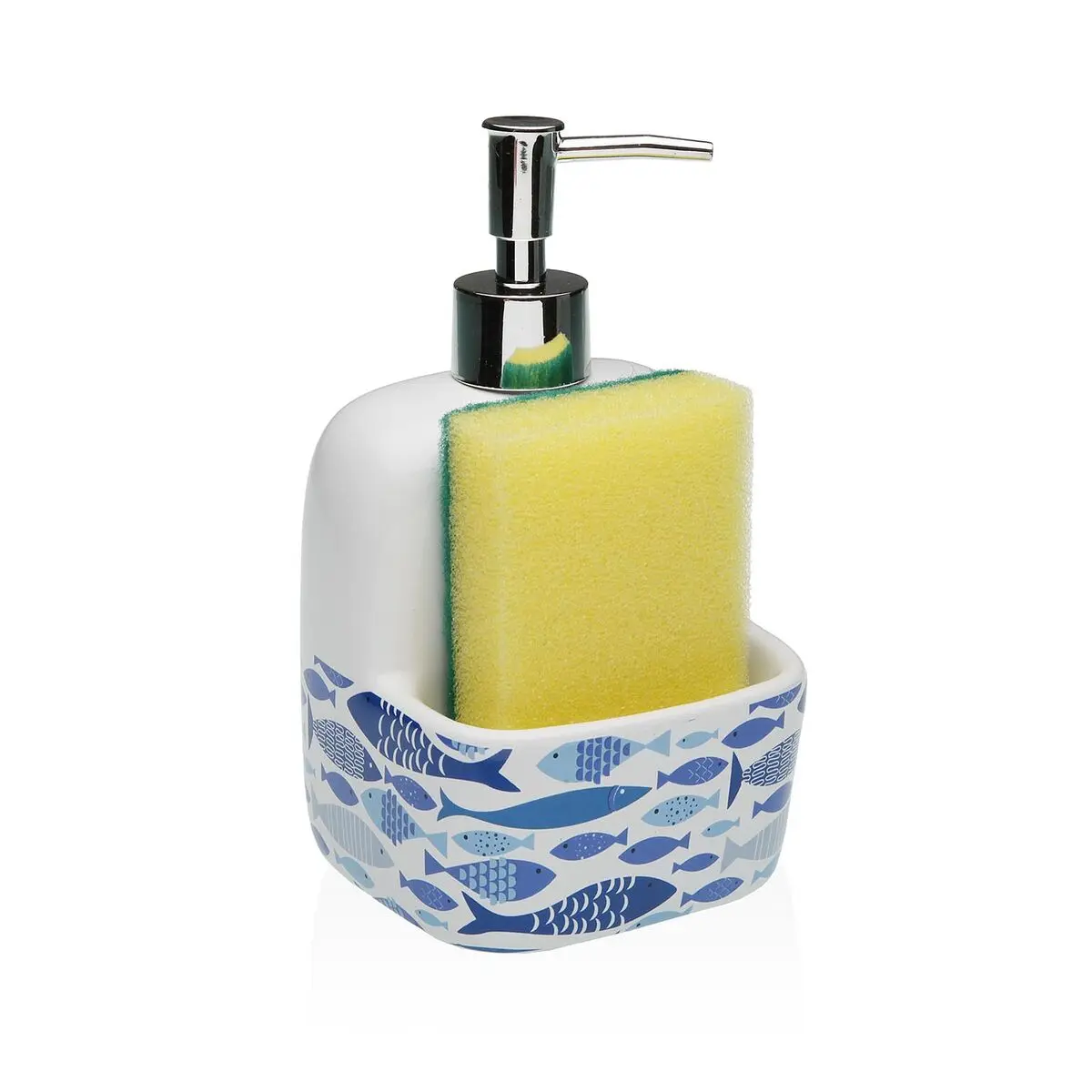 Dispenser di Sapone Versa AQUA 2 Ceramica 9,4 x 17,8 x 10,5 cm