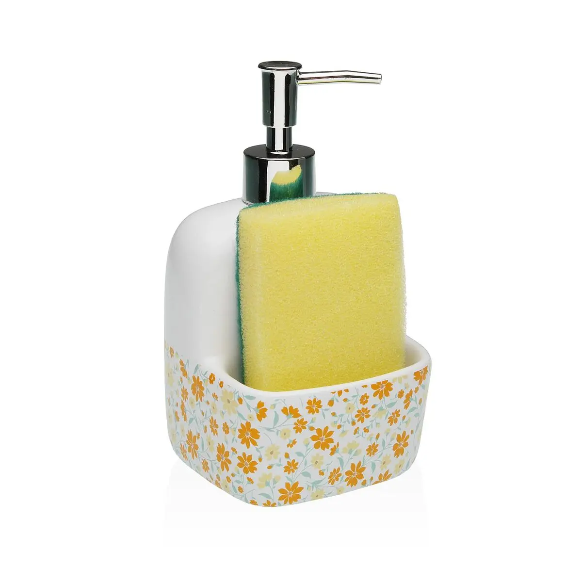 Dispenser di Sapone Versa CLIVIA Ceramica 9,4 x 17,8 x 10,5 cm