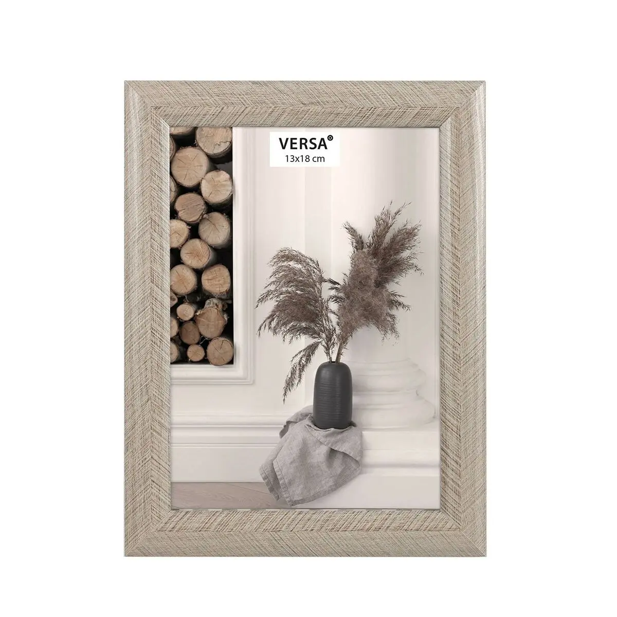 Cornice Portafoto Versa Legno MDF Vintage 1,5 x 21 x 16 cm