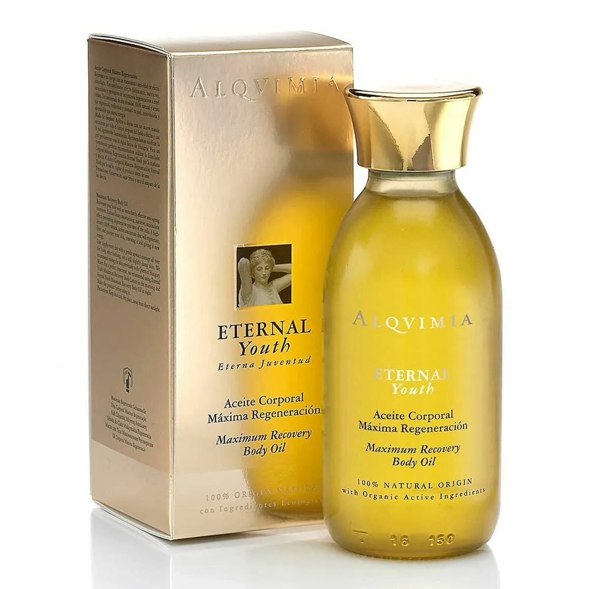 Olio Corpo Ringiovanente Eternal Youth Alqvimia (150 ml)