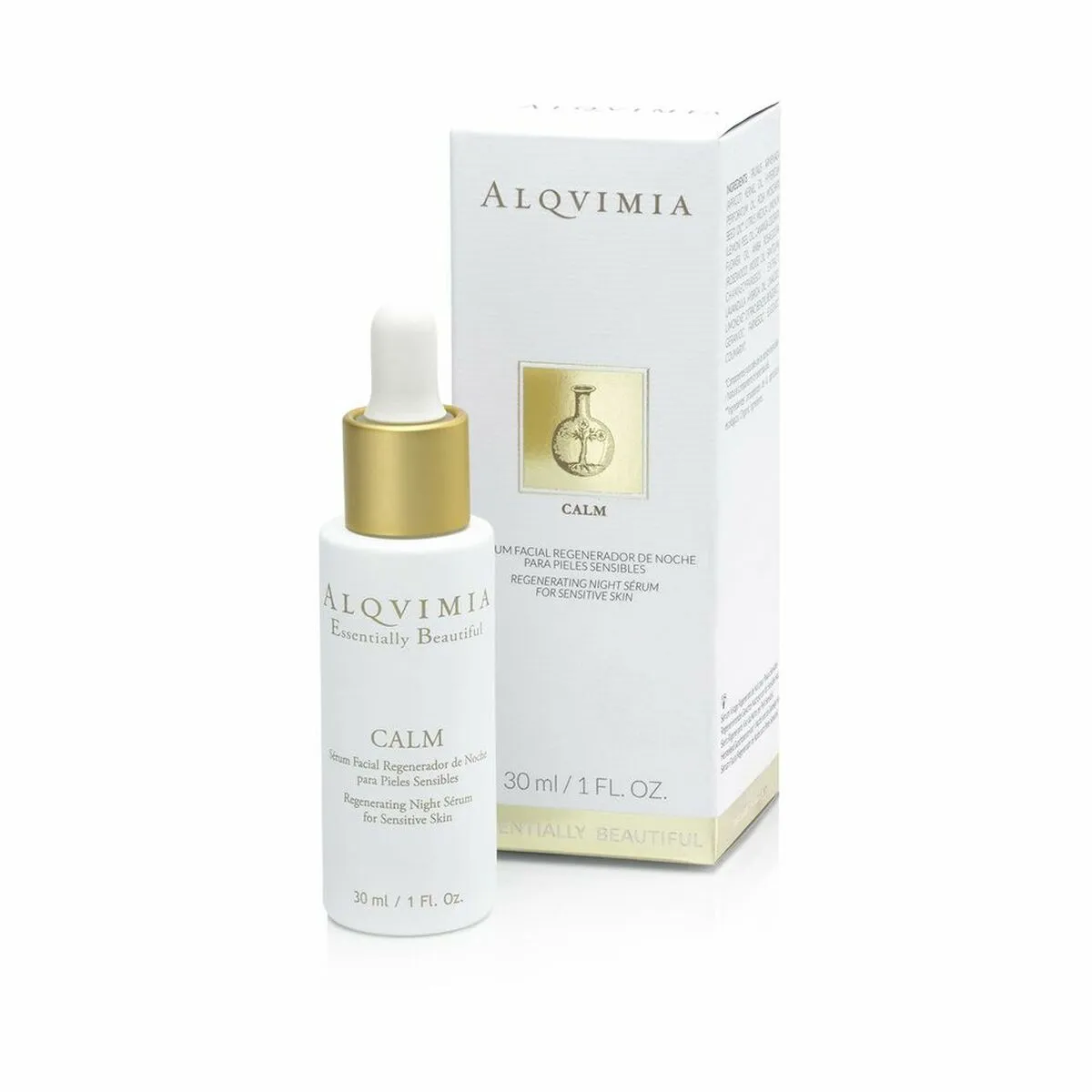 Siero riparatore notte Calm Alqvimia (30 ml)