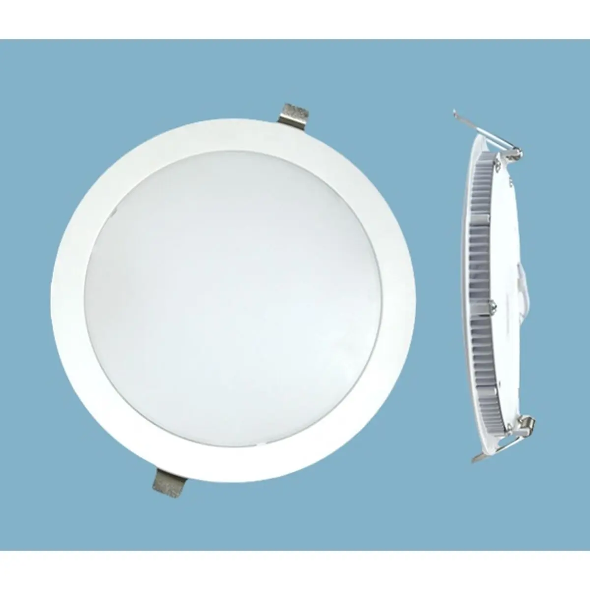 Downlight Silver Electronics 1471860 18W LED Bianco Alluminio