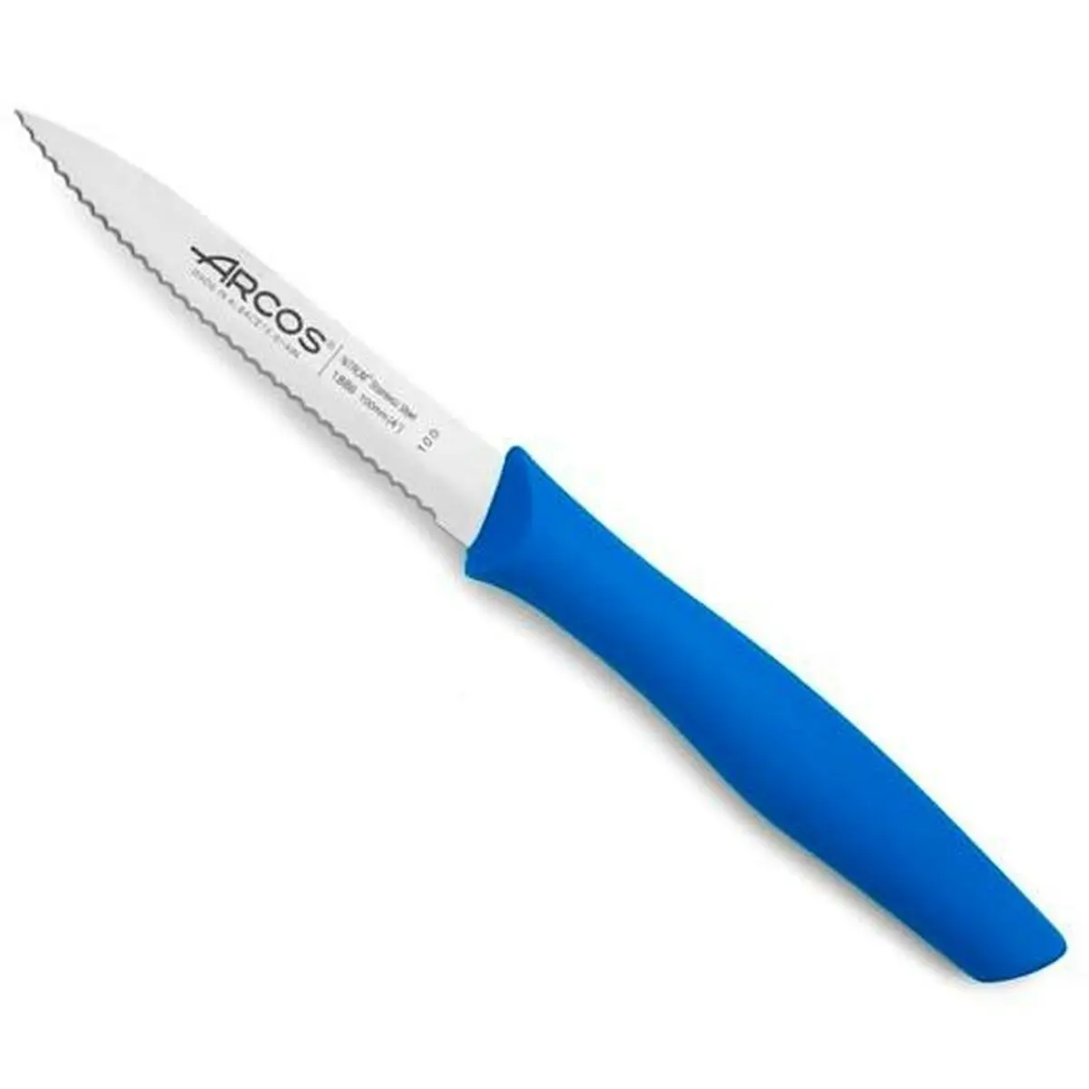 Coltello Spelucchino Arcos Nova Azzurro Acciaio inossidabile polipropilene 10 cm