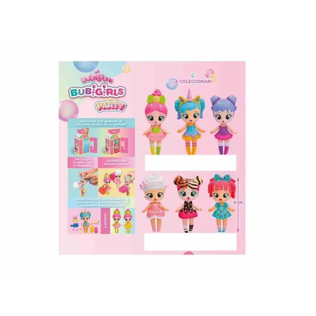 Personaggi d'Azione IMC Toys Bubiloons Bubigirl  17 cm