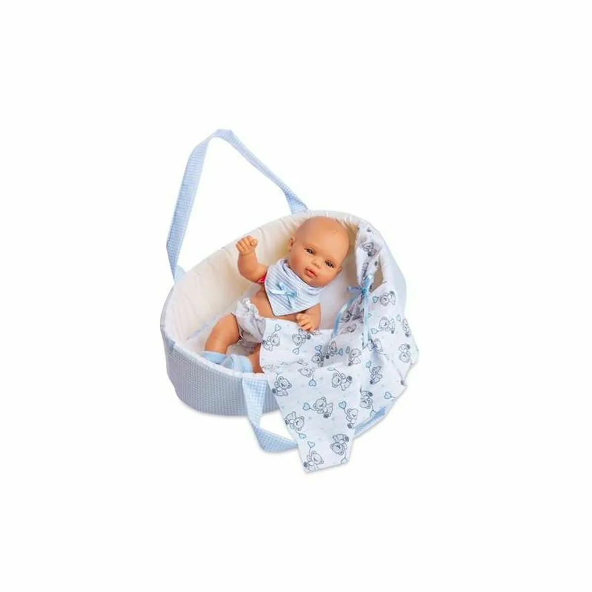 Bambolotto Neonato Berjuan Baby Smile  501-21 Azzurro