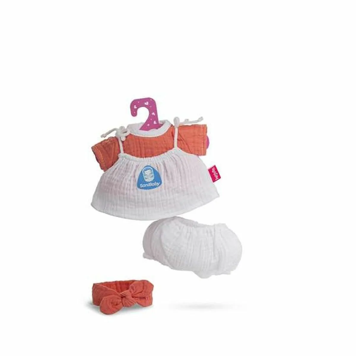 Vestiti per le bambole Berjuan Sanibaby Corallo (28 cm)