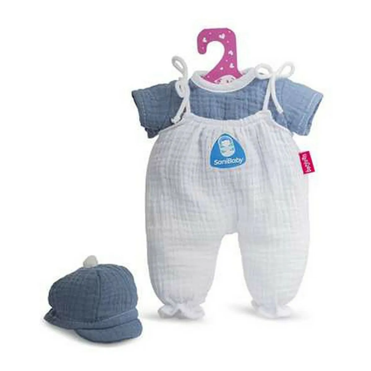 Vestiti per le bambole Berjuan Sanibaby Antibatterico Azzurro (28 cm)